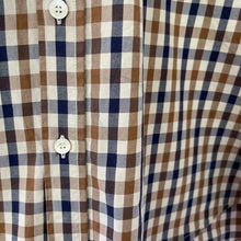 Load image into Gallery viewer, Aquascutum House Check Long Sleeved Shirt - Large (L) PTP 21.5"