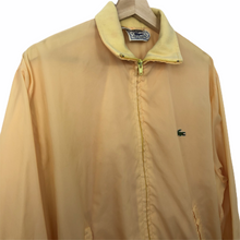 Load image into Gallery viewer, Vintage Lacoste Izod Yellow Full Zip Up Jacket - Large (L) PTP 24"