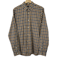 Load image into Gallery viewer, Aquascutum House Check Long Sleeved Shirt - Medium (M) PTP 21.5"