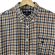 Load image into Gallery viewer, Aquascutum House Check Short Sleeved Shirt - Double Extra Large (XXL) PTP 24.75"