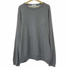 Load image into Gallery viewer, Stone Island Grey Crew Neck Logo Sweater - Triple Extra Large (XXXL) PTP 29.75"