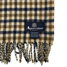 Load image into Gallery viewer, Aquascutum Classic House Check Lambswool / Cashmere Scarf - One Size Fits All
