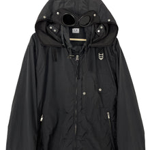 Load image into Gallery viewer, C.P Company Black Multi Pocket Hooded Goggle Jacket - 56 PTP 25"