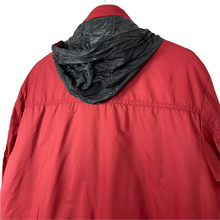 Load image into Gallery viewer, Paul and Shark Red Hooded Shimmer Jacket - Large (L) PTP 24.75"