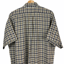 Load image into Gallery viewer, Aquascutum House Check Short Sleeved Shirt - Large (L) PTP 24"
