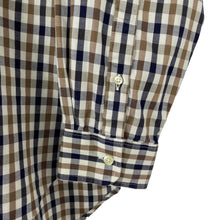 Load image into Gallery viewer, Aquascutum House Check Long Sleeved Shirt - Medium (M) PTP 23.5"