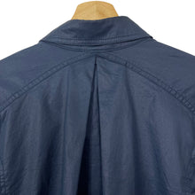 Load image into Gallery viewer, Ma.Strum Navy Blue Button Up Multi Pocket Overshirt - Medium (M) PTP 21.5"