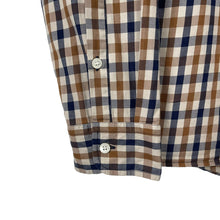 Load image into Gallery viewer, Aquascutum House Check Long Sleeved Shirt - Large (L) PTP 22"
