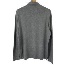 Load image into Gallery viewer, Aquascutum Grey / Block Check Long Sleeved Polo - Medium (M) PTP 22"