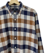 Load image into Gallery viewer, Aquascutum Block Check Flannel Long Sleeved Shirt - Extra Large (XL) PTP 23"