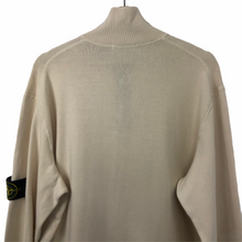 Load image into Gallery viewer, Stone Island Cream Half Zip Sweater - Double Extra Large (XXL) PTP 25.5"