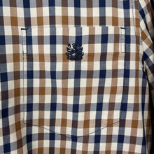 Load image into Gallery viewer, Aquascutum House Check Long Sleeved Shirt - Large (L) PTP 21.75"