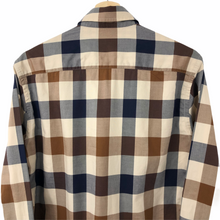 Load image into Gallery viewer, Aquascutum Block Check Long Sleeved Shirt - Small (S) PTP 20.25"