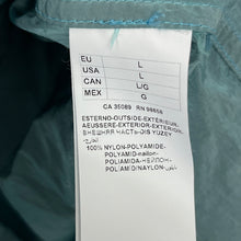 Load image into Gallery viewer, Paul and Shark Water Green Econyl Nylon Metal Overshirt - Large (L) PTP 23.25"