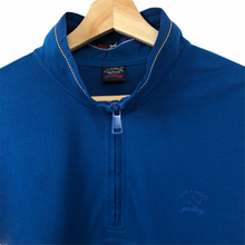 Load image into Gallery viewer, Paul and Shark Blue Half Zip Pullover Sweater - Extra Large (XL) PTP 23"
