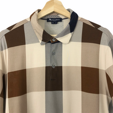 Load image into Gallery viewer, Aquascutum Block Check Short Sleeved Polo - Extra Large (XL) PTP 22.5"