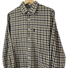 Load image into Gallery viewer, Aquascutum House Check Long Sleeved Shirt - Small (S) PTP 20.75"