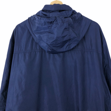 Load image into Gallery viewer, Paul and Shark Blue Nylon Hooded Jacket - Triple Extra Large (XXXL) PTP 26"