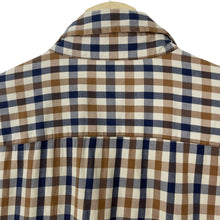Load image into Gallery viewer, Aquascutum House Check Long Sleeved Shirt - Medium (M) PTP 20.75"