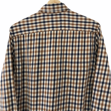 Load image into Gallery viewer, Aquascutum House Check Long Sleeved Shirt - Small (S) PTP 20.5"