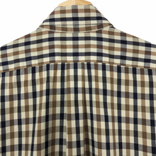 Load image into Gallery viewer, Aquascutum House Check Short Sleeved Shirt - Small (S) PTP 18.5"