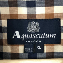 Load image into Gallery viewer, Aquascutum House Check Long Sleeved Shirt - Extra Large (XL) PTP 23"