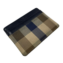 Load image into Gallery viewer, Aquascutum Classic Block Check Card Holder Wallet