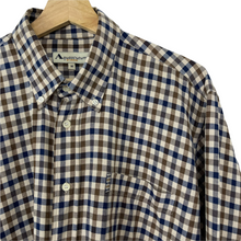 Load image into Gallery viewer, Aquascutum House Check Long Sleeved Shirt - Medium (M) PTP 23.75"