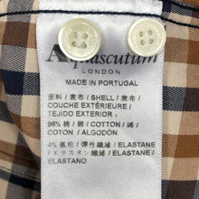 Load image into Gallery viewer, Aquascutum House Check Short Sleeved Shirt - Small (S) PTP 20"