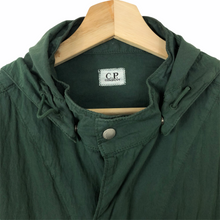 Load image into Gallery viewer, C.P Company Green Goggle Hooded Overshirt - Double Extra Large (XXL) PTP 23"