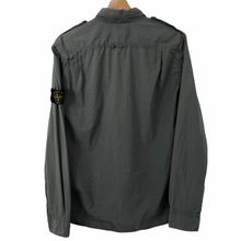 Load image into Gallery viewer, Stone Island Grey Button Up Overshirt - Small (S) PTP 19.5"
