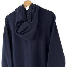 Load image into Gallery viewer, Paul and Shark Navy Embroidered Logo Hoody - Medium (M) PTP 20.75"