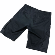 Load image into Gallery viewer, Stone Island Navy Blue Bermuda Cargo Shorts - W 30"