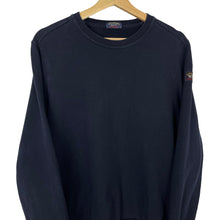 Load image into Gallery viewer, Paul and Shark Navy Crew Neck Sweater - Medium (M) PTP 20.75"