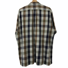 Load image into Gallery viewer, Aquascutum Block Check Short Sleeved Shirt - Extra Large (XL) PTP 26"