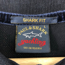 Load image into Gallery viewer, Paul and Shark Navy Long Sleeved Polo - Large (L) PTP 20.5"