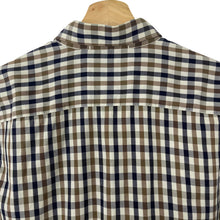 Load image into Gallery viewer, Aquascutum House Check Long Sleeved Shirt - Small (S) PTP 20.75"