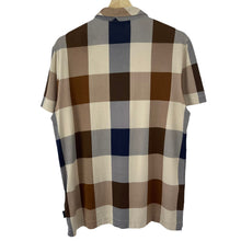 Load image into Gallery viewer, Aquascutum Block Check Short Sleeved Polo - Medium (M) PTP 20.75"