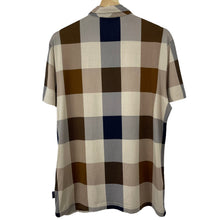 Load image into Gallery viewer, Aquascutum Block Check Short Sleeved Polo - Medium (M) PTP 21.25"