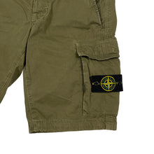 Load image into Gallery viewer, Stone Island Khaki Bermuda Cargo Shorts - W 30"