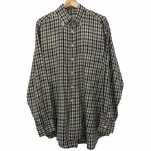 Load image into Gallery viewer, Aquascutum House Check Long Sleeved Shirt - Large (L) PTP 25"