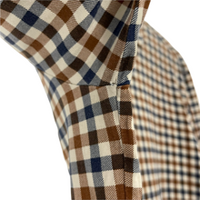 Load image into Gallery viewer, Aquascutum House Check Long Sleeved Polo - Small (S) PTP 20.5"