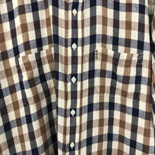 Load image into Gallery viewer, Aquascutum Block Check Short Sleeved Shirt - Extra Large (XL) PTP 27"