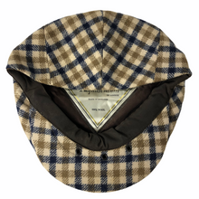 Load image into Gallery viewer, Aquascutum 100% Wool House Check Flat Cap - Small (S)