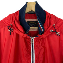 Load image into Gallery viewer, Paul and Shark Red Hooded Logo Jacket - Large (L) PTP 21.5"