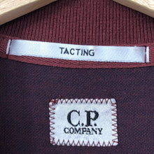 Load image into Gallery viewer, C.P Company Burgundy Long Sleeved Polo - Small (S) PTP 20"