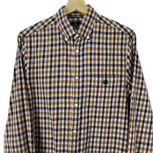 Load image into Gallery viewer, Aquascutum House Check Long Sleeved Shirt - Small (S) PTP 20"