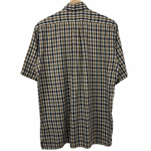 Load image into Gallery viewer, Aquascutum House Check Short Sleeved Shirt - Medium (M) PTP 21.5"