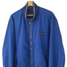 Load image into Gallery viewer, Paul and Shark Blue Zip Up Bomber Jacket - Double Extra Large (XXL) PTP 27.25"