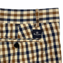 Load image into Gallery viewer, Aquascutum House Club Check Vicuna Shorts - W 30"